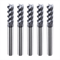 Fraiseuses CNC en carbure, fraises de routeur pour PCB, forets en carbure de tungstène à 4 cannelures, revêtement TiAlN, outils de travail du bois, foret diamanté