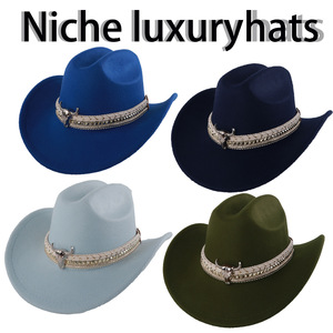 Sombreros de Vaquero de Ala Ancha, Protección Solar de Poliéster, Verano 2025, Diseño Original, Accesorio de Moda para Mujer - Product Image 5