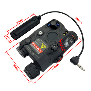 PEQ-15 Style Green Dot <b>Light</b> <b>Remote</b> Pressure <b>Switch</b> Nylon Construction Black/Tan Color Options Hunting Flashlight Device - Product Image 5