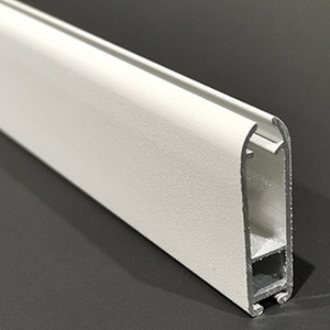 Rail inférieur pour store enrouleur en alliage d'aluminium, 6 mètres, blanc, accessoires minimalistes pour rail de rideau - Product Image 1
