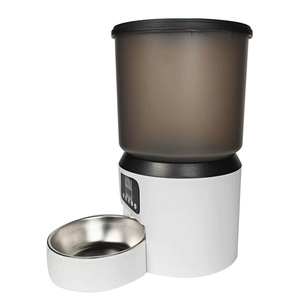Automatic <b>Cat</b> Feeder 4L Large Capacity Timed Dispenser White Detachable <b>For</b> <b>Cats</b> - Product Image 1