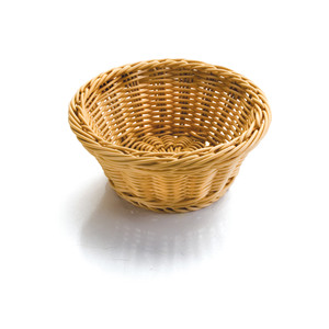 Cestino rotondo naturale per la conservazione del pane - Product Image 1