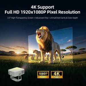 Meilleure Vente A005S MINI Projecteur Portable 1080P 4K Full HD Android Smart TV à Bas Prix Haut-parleur HIFI Correction Automatique de la Distorsion Trapézoïdale Karaoké Chambre - Product Image 6