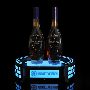 LED Illuminated Wine Rack For Bars KTVs 700ml <b>Bottle</b> Display Stand With Light Panel Mounting Simple Style - Product Image 4