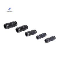 Raccord pneumatique à enfoncement rapide à une touche Xingchen Factory Direct, série PU droite filetée, 4 mm, 6 mm, 8 mm, 10 mm pour tuyau d'air