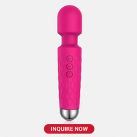 Masseur vibrant en silicone 20 fréquences 8 vitesses Stimulateur clitoridien et point G Jouets pour adultes pour femmes CE RoHS