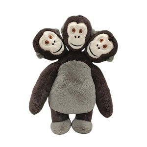 3 Estilos de Peluches de Monstruos Extraños con Múltiples Cabezas, Gorila de Tres Cabezas, Pulpo <span class=keywords><strong>Alien</strong></span>ígena de Tres Ojos - Product Image 1