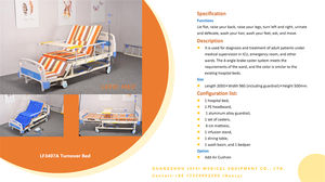 Лидер продаж, многофункциональная ручная медицинская Больничная кровать для продажи - Product Image 5