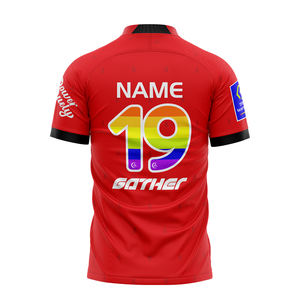 قميص كرة قدم رجعي مخصص بجودة أصلية وطباعة رقمية للرجال والأطفال والنساء - Product Image 2