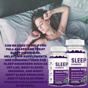 <span class=keywords><strong>Caramelle</strong></span> Gommose <span class=keywords><strong>alla</strong></span> Melatonina Personalizzate, Forma di Dosaggio Efficace <span class=keywords><strong>per</strong></span> Migliorare la Qualità del Sonno - Product Image 2