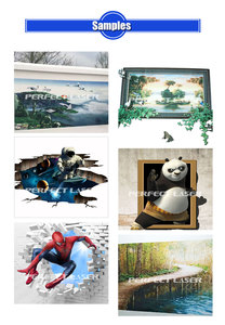 3D dọc UV mực tường/Thủy tinh/Gỗ/Gốm/kim loại nghệ thuật hình ảnh trực tiếp máy in phun họa sĩ phun in ấn máy sơn - Product Image 5