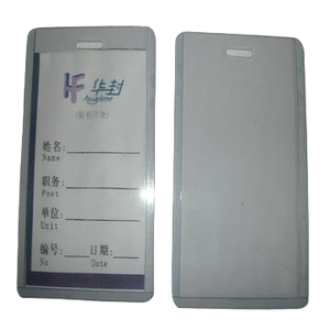 Huafeng étanche clair ID/jeu/porte-carte de visite Toploader cartes Protection PVC commerce sport carte manchon - Product Image 1