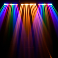 Projecteur à tête mobile GalaxyJet 12x60W RGBW pour concerts, spectacles sur scène, éclairage professionnel pour clubs, effets lumineux circulaires