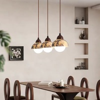 Lampu Gantung Batu Mewah Minimalis, Lampu Hias High-End untuk Kamar Tidur, Ruang Tamu, Pintu Masuk, Ruang Makan, Bar, Pulau Dapur