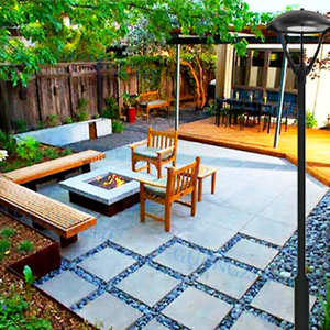 Lampe de jardin LED noire en forme de couvercle de pot en forme de champignon, demi-cercle, hémisphère, série J02, 3 pieds, support de bras - Product Image 6