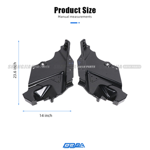Protector lateral del radiador del coche del Material Original de las piezas de automóvil para Aston Martin DB11 DBS 2016-2024 L R 1 - Product Image 5