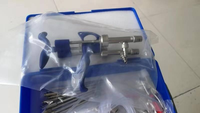 Seringues doubles pour vaccins aviaires, pour la variole aviaire, 0,1 à 0,5 cc, aiguille automatique