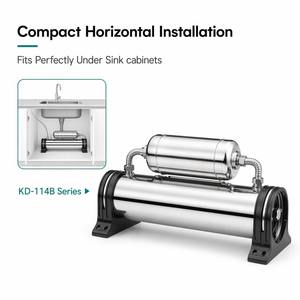 Filtre à <span class=keywords><strong>eau</strong></span> central SUS304 1000L/H, purificateur à ultrafiltration à double cylindre avec rinçage manuel, filtre lavable pour robinet <span class=keywords><strong>de</strong></span> cuisine - Product Image 1