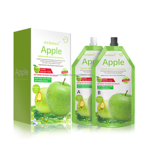 DYE EMPEROR grosir langsung Apple pewarna rambut hitam 500ml * 2 lembut pada kulit kepala sensitif perawatan rambut abu-abu ajaib kualitas Salon - Product Image 1