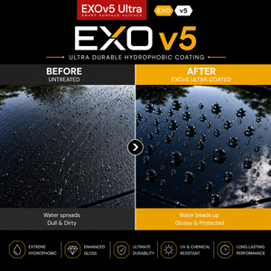 EXO v5 Ultra Revêtement Céramique 1000ml Protection Peinture Automobile Professionnelle Extrême Hydrophobe Haute Brillance Anti-Eau et Anti-Salissures Résistant aux UV - Product Image 6