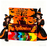 Jouet anti-stress Halloween Citrouille Fantôme en forme de Beurre et de Fromage à récupération lente