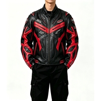 Veste en cuir pour homme, design original haut de gamme, personnalisable OEM ODM, style motard, course tout-terrain, vêtement d'extérieur tendance