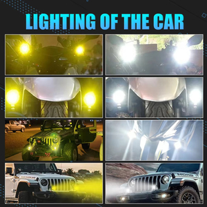 2 luces LED auxiliares antiniebla tipo ojo de ángel para motocicleta, coche, camión, todoterreno, barco - Product Image 6