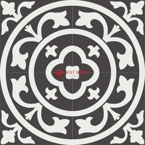 Baldosa de Cemento Hexagonal Minimalista de 200x200mm con Textura de Flores y Plantas, para Paredes y Pisos Interiores Modernos, Comercio Internacional B2B - Product Image 1