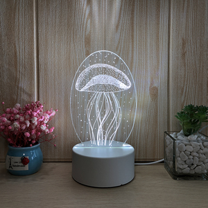 Lámpara LED Óptica 3D con Diseño de Oso Bebé, Luz Nocturna 3D con Ilusión Óptica, Regalo de Cumpleaños en Promoción - Product Image 3
