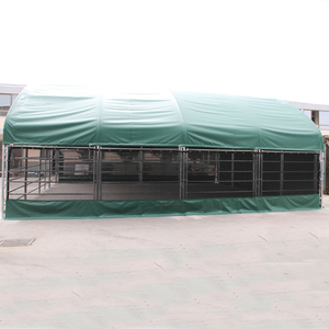 Xinli 10M Estructura de acero prefabricada Cowshed Vaca lechera Ganado Granja Cobertizo Graneros Casa de diseño - Product Image 3