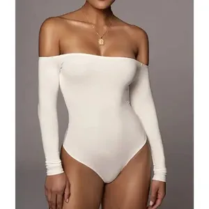Sexy Bodysuit Women Tops Long Sleeve Rompers Womens Jumpsuit Skinny Jumpsuit Bodysuits Women 1 Piece Jumpsuits