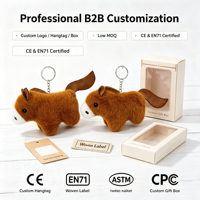Porte-clés en peluche cheval en fausse fourrure douce, breloque mignonne pour sac, prix de jeu d'arcade, vente directe, livraison rapide, achetez maintenant