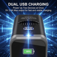 Adaptador de Viaje Universal con Enchufe Retráctil, Cargador USB Tipo C para Teléfono, Tableta, Portátil, Reino Unido, UE, EE. UU., Australia