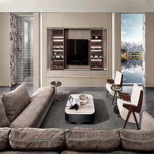 Mueble de <span class=keywords><strong>TV</strong></span> de Madera Personalizado Balom, Mueble de Almacenamiento Bajo y Largo <span class=keywords><strong>para</strong></span> Sala de Estar, <span class=keywords><strong>Muebles</strong></span> <span class=keywords><strong>para</strong></span> Apartamento - Product Image 6