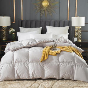 Duvet Alternative couette matelassée insertion de couette ou couette autonome couette 100% coton/microfibre toutes saisons blanc - Product Image 2