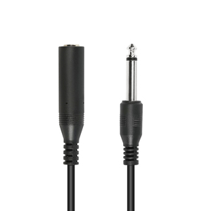 批发定制1m镀镍6.35毫米单声道TS <span class=keywords><strong>1</strong></span>/<span class=keywords><strong>4</strong></span> “公到6.35毫米单声道<span class=keywords><strong>1</strong></span>/<span class=keywords><strong>4</strong></span>” 放大器扬声器吉他母音频电缆 - Product Image 3