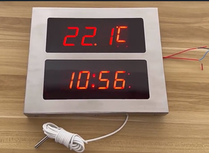 <strong>large</strong> <strong>screen</strong> <strong>LED</strong> Dual-<strong>screen</strong> <strong>display</strong> of temperature and time Waterproof and moisture-proof IP68 pool Spa thermometer - Product Image 6