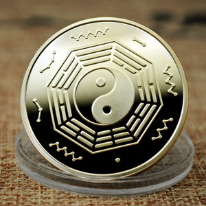 Ấn Độ Nữ Thần <span class=keywords><strong>lakshmi</strong></span> 24K mạ vàng Tiền xu thiết kế mới Ấn Độ may mắn đồng xu - Product Image 3