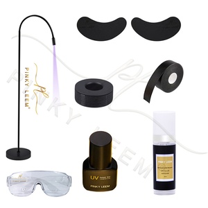 Pinky leem Custom <b>Uv</b> <b>Led</b> Lash Lamp Kits Lash Extensions <b>Uv</b> Glue Curing <b>Led</b> Lash Light for Eyelashes Extensions <b>Uv</b> Lamp - Product Image 1