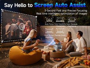 Projecteur numérique intelligent Magcubic HY350GT avec Google TV pour Netflix, 1080P, compatible Netflix et YouTube, prise en charge 8K - Product Image 4