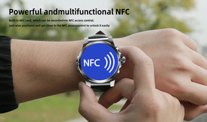 Đồng hồ tùy biến nhà máy thông minh đồng hồ thể thao tập thể dục Tracker IP68 BT cuộc gọi Heart Rate NFC kiểm soát truy cập W03 trai sang trọng đồng hồ - Product Image 4