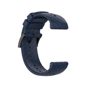 Bracelet de remplacement en acier inoxydable pour <span class=keywords><strong>Suunto</strong></span> 9/9 Baro/<span class=keywords><strong>Spartan</strong></span> <span class=keywords><strong>Sport</strong></span> Wrist HR 24mm Bracelet de <span class=keywords><strong>montre</strong></span> en silicone - Product Image 5