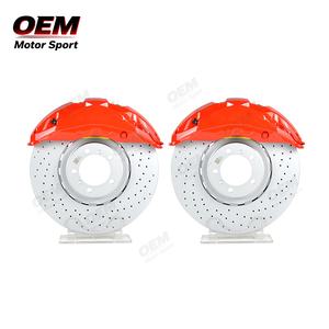 Mise à niveau complète du système de freinage rouge : étriers monobloc en fonte 10+4 pistons pour les modèles Porsche Performance - Product Image 3