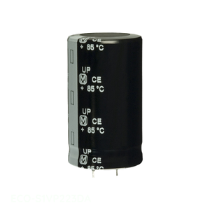ตัวเก็บประจุแบบ Through Hole ยี่ห้อ Manufacturer Channel รุ่น 22000 uF CAP ALUM 22000UF 20% 35V SNAP TH ECO-S1VP223DA - Product Image 1