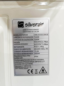Silverair 24000BTU Wall Mounted Split Air Conditioner Cooling and Heating 220V 50Hz R32 With WiFi Smart Control Powerfu - Product Image 2