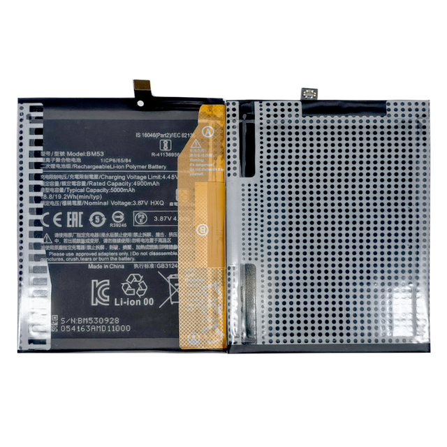 10T/10T Pro/Redmi K30S BM53 Rechargeable Replacement Mobile Phone Battery 5000MAH