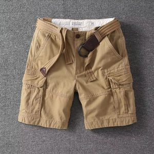 <span class=keywords><strong>Pantaloncini</strong></span> Casual da Lavoro per <span class=keywords><strong>Uomo</strong></span>, 100% Cotone, Larghi, a Tre Quarti, <span class=keywords><strong>con</strong></span> <span class=keywords><strong>Tasche</strong></span> Versatili, Tinta Unita, per l'Estate - Product Image 5