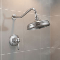 Ensemble de douche thermostatique mural moderne en laiton de haute qualité, anti-corrosion, durable, avec pommeau de douche pluie haute pression