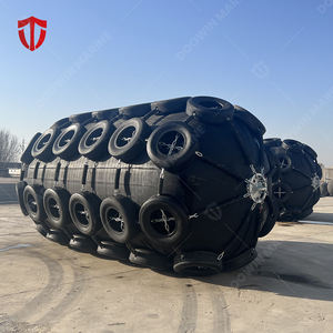 Defensa Neumática Marina Yokohama <span class=keywords><strong>con</strong></span> <span class=keywords><strong>Cadena</strong></span> de Neumáticos para Puertos y Muelles - Product Image 3