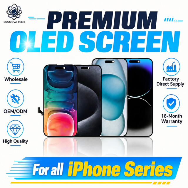 High Quality Wholesaler Price OLED Displays Screen for iPhone ALL Series 1 Year Warranty on Mobile Phone OLED